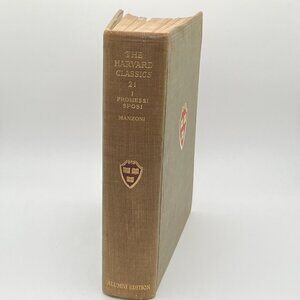 Harvard Classics 1909 Promessi Sposi Manzoni Alumni Edition De Luxe Limited 1000